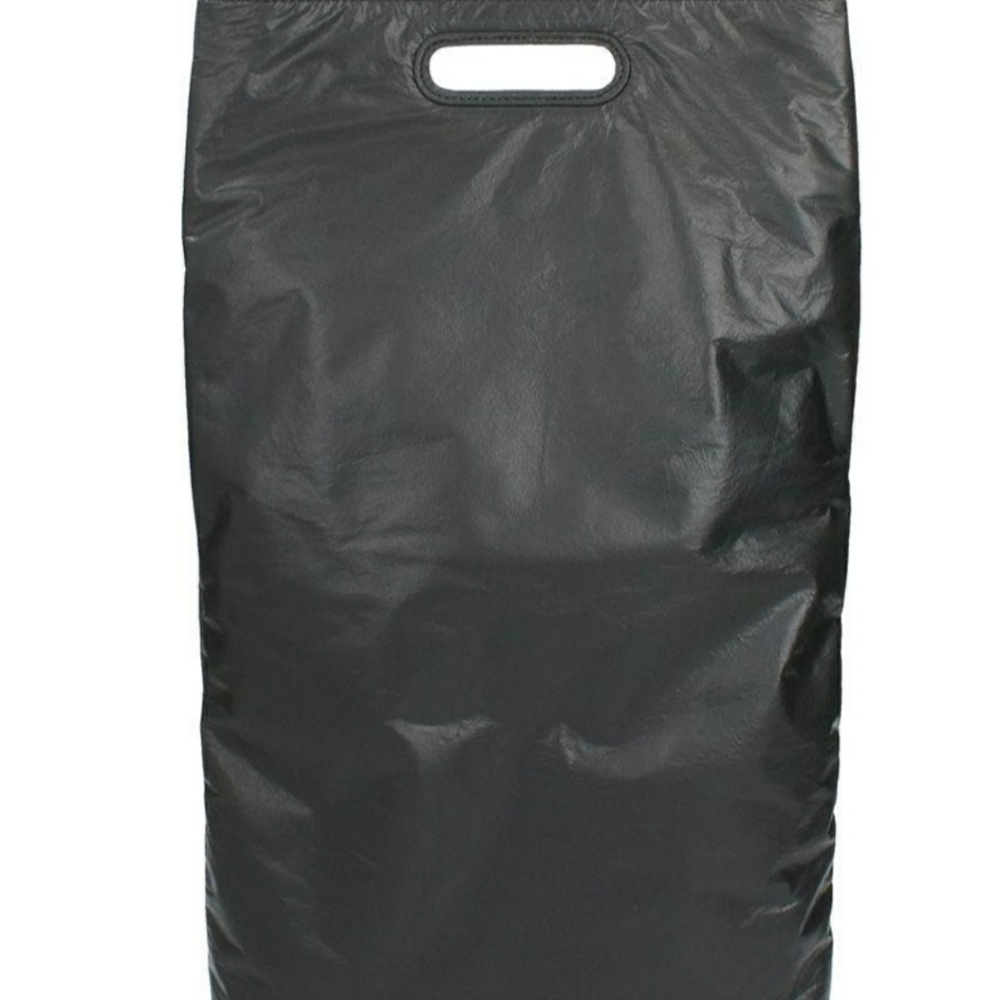 NWT Helmut Lang small Black Trash Bag